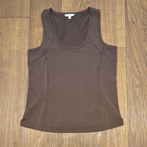 CAbi 958 Chocolate Brown Tank Top